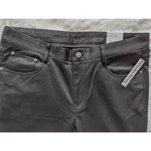 Paisley & Gray Slim Fit Stretch Knit Dress Pants W34 X 32L - Picture 5 of 9